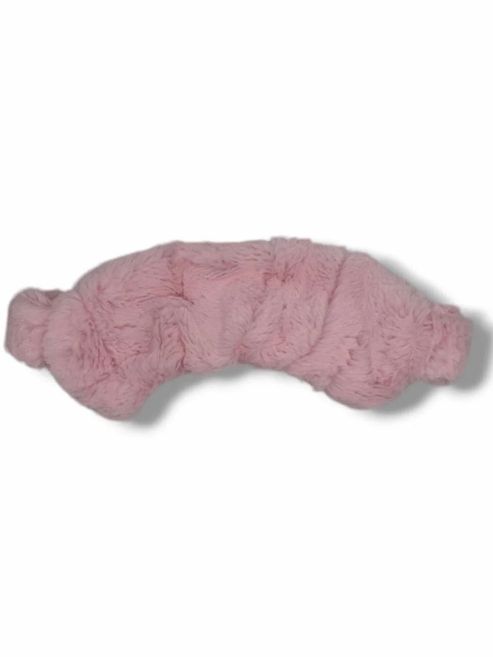 Plush Faux Fur Pink Eye Mask Sleep Mask
